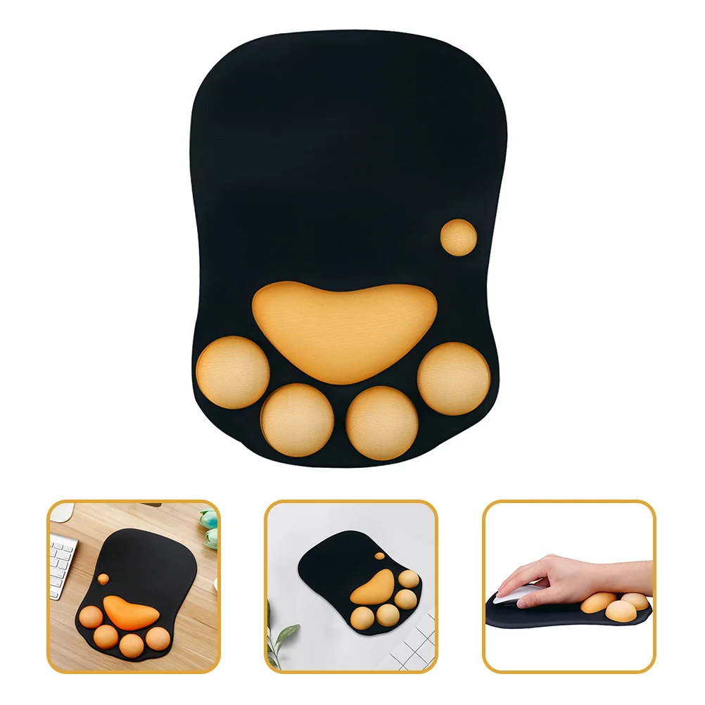 

Mouse Pad Wrist Rest Support Cushion Office Silicone Cartoon Non Cat Mousepad Pillow Hand Base Gaming Ergonomic Paw Desktop