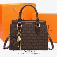 mkj shoulder bag for women 2020 2021 new luxury designer crossbody leather vintage fashion ladies shopper mahjong plaid handbags