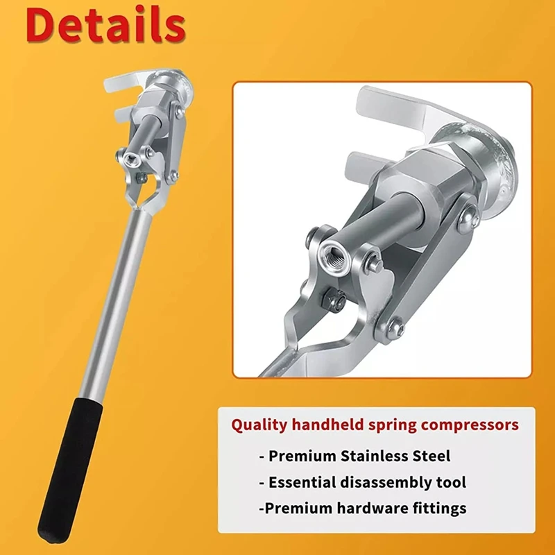 Универсально 66784 Инструмент для компрессора пружин клапана с креплением шпильки