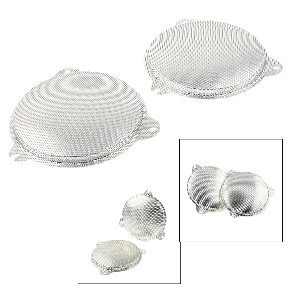 Хромированные сетчатые чехлы для передних динамиков Harley Electra Street Road Glide King FLHT/X/CU/K