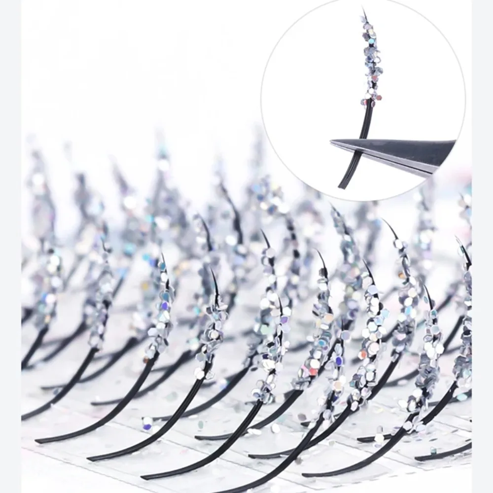 Модный инструмент для макияжа наращивание ресниц блестящие накладные ресницы