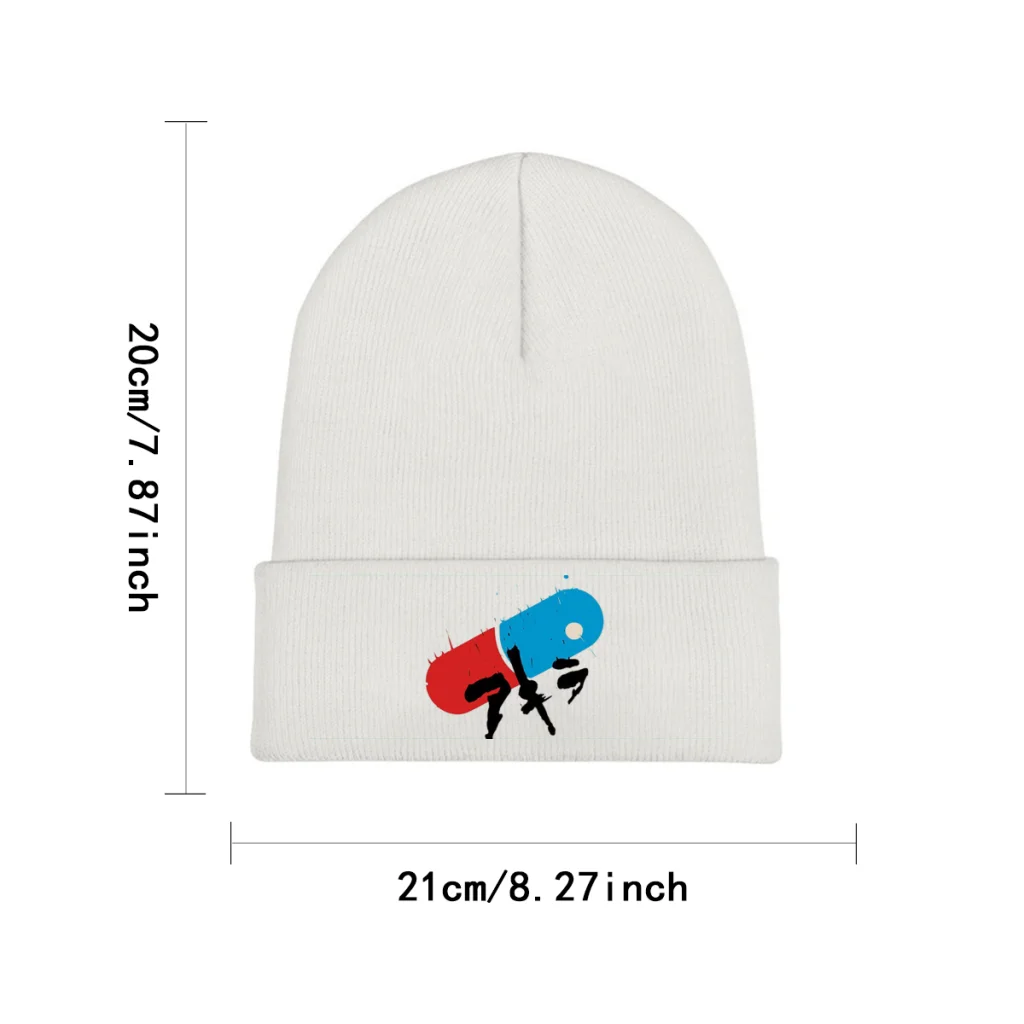 Шапка-бини в стиле японской манги Akira 80s вязаный берет для девочек и мальчиков