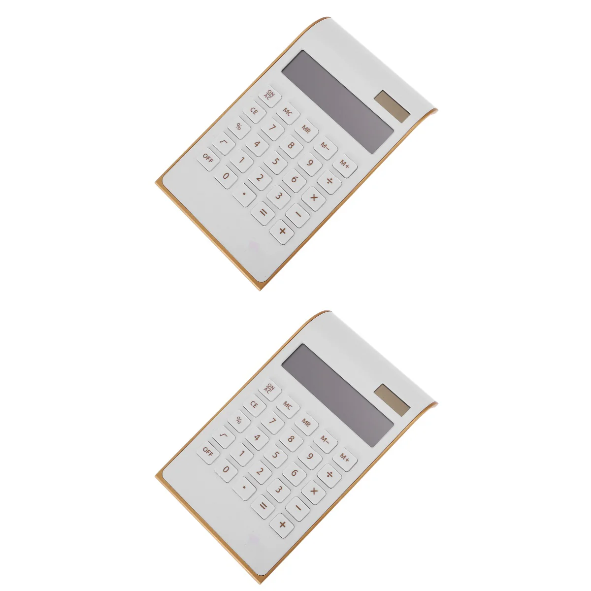 

2pcs Student Calculator Basic Calculator Portable Calculator Portable Solar Calculator