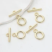 round clavicle ot necklace clasp connector 10pcs linker diy jewelry making accessories