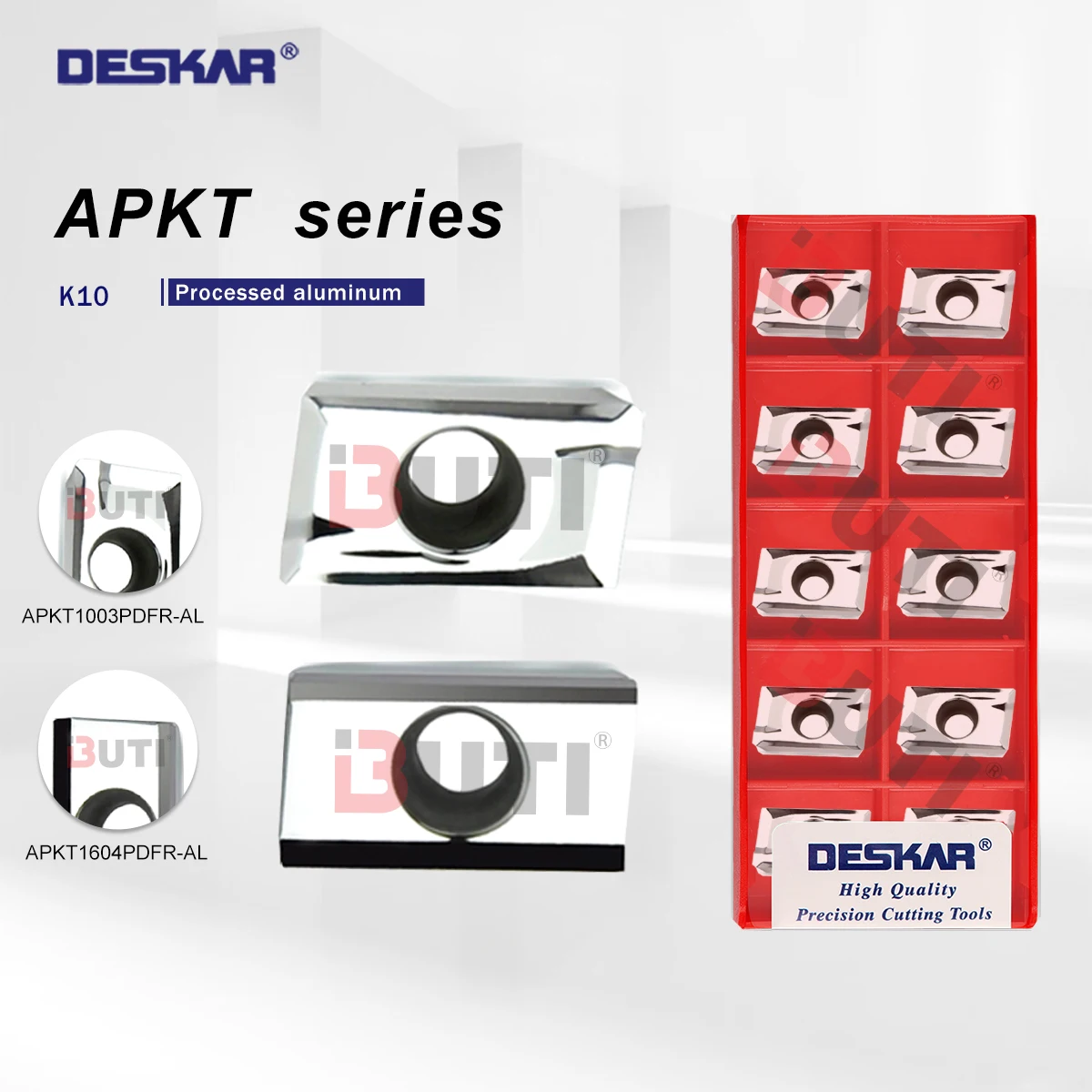 

DESKAR 100% оригинальная фреза из алюминиевого сплава, токарные пластины APKT 1003PDFR AL APKT1135PDFR APKT1604PDFR APKT1604 GPDFR K10