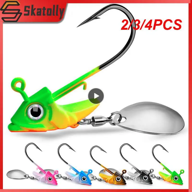 

2/3/4PCS 7g10g15g Bionic Bait Anti-hanging Bottom Lead Hook Fishing Lures Luya Accessories Soft Fish Fishing Gear Luya Fake Bait