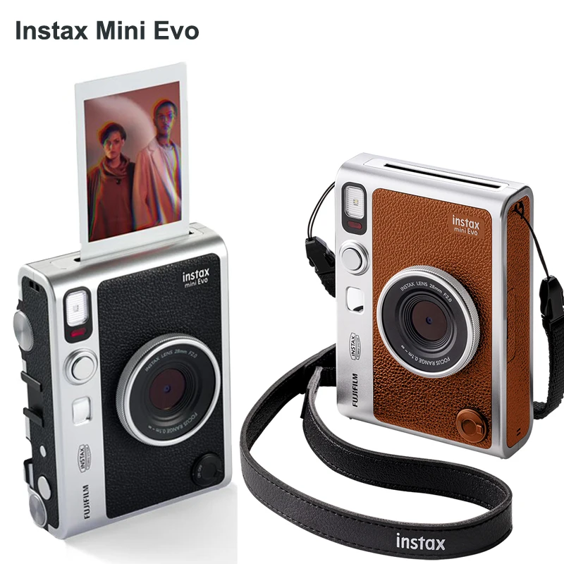 

Оригинальный фотопринтер Fujifilm Instax Mini Evo для мгновенной печати фотографий смартфонов + (дополнительная белая пленка Instax Mini 20 листов)