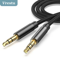 male to male jack 3 5 to 3 5mm aux cable audio cable male male kabel car aux nylon cord for car headphones speaker wire jack 3 5
