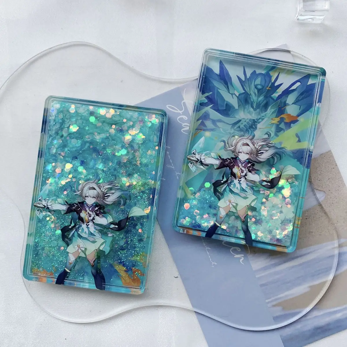 Аниме Honkai: Star Rail Firefly Quicand Mahjong акриловые украшения фигурки мультяшная модель