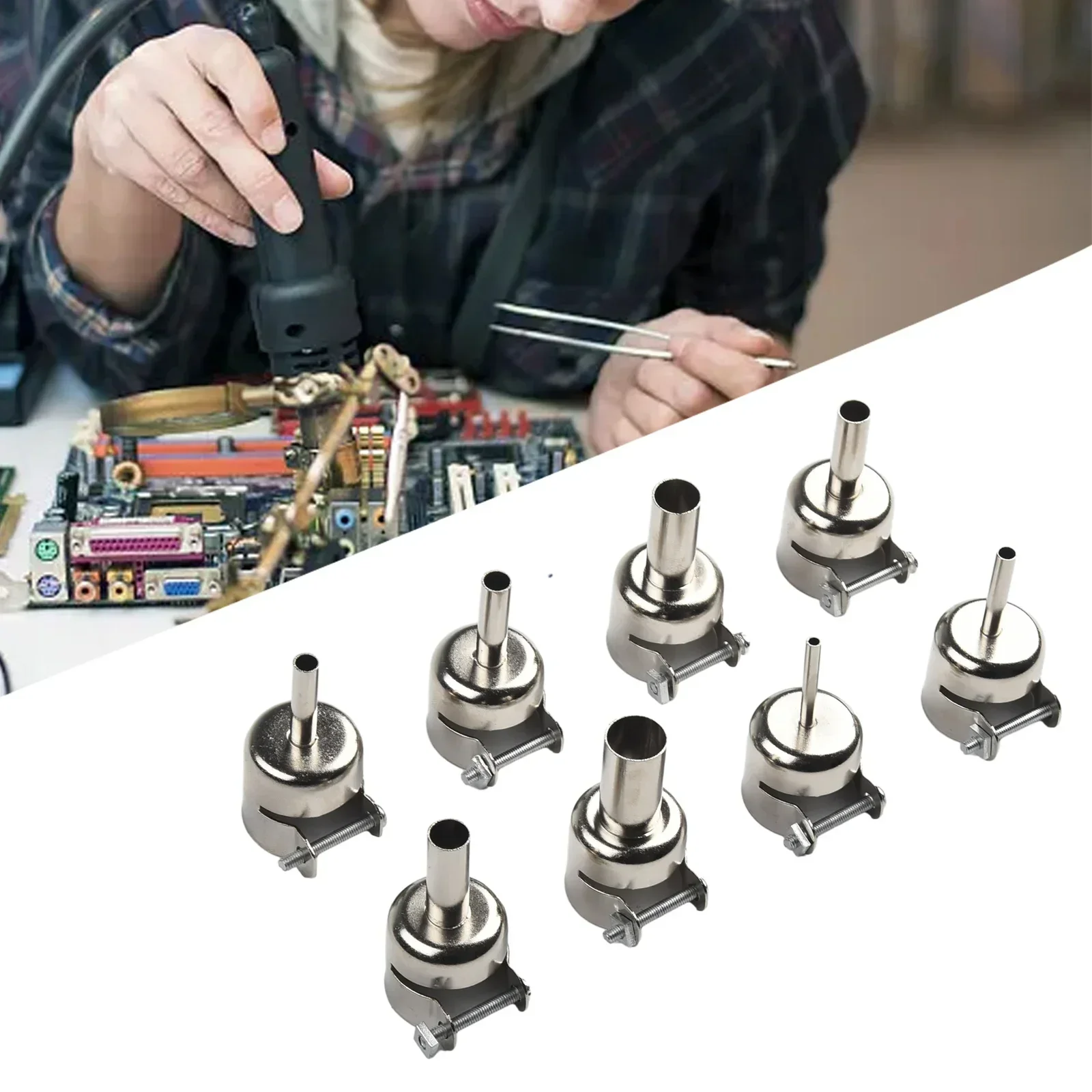 Насадка для горячего воздуха сварочное сопло паяльная станция 1 шт. 3-12 мм прочный