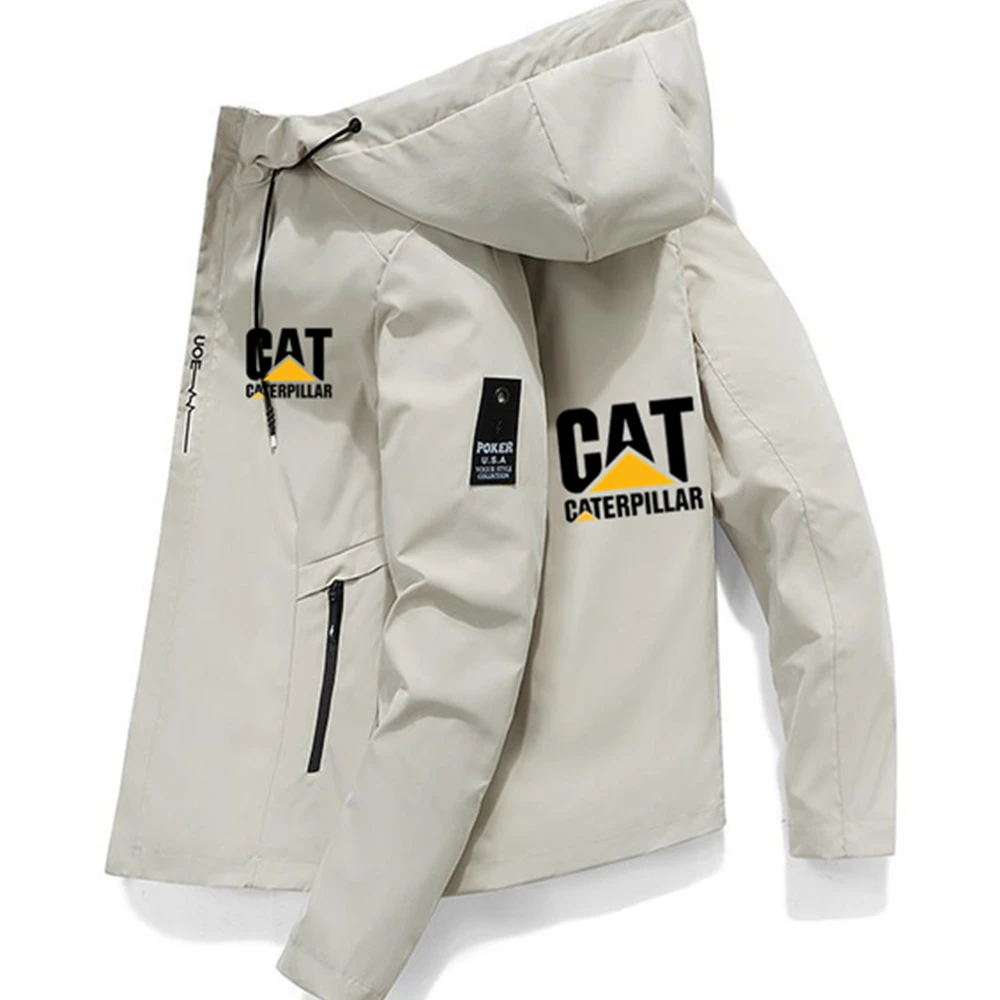 

2023 Caterpillar Aviator man Windproof Zipper Jacket Spring And Autumn Casual Style, Office Fashion Atmospheric Men's Sportswear