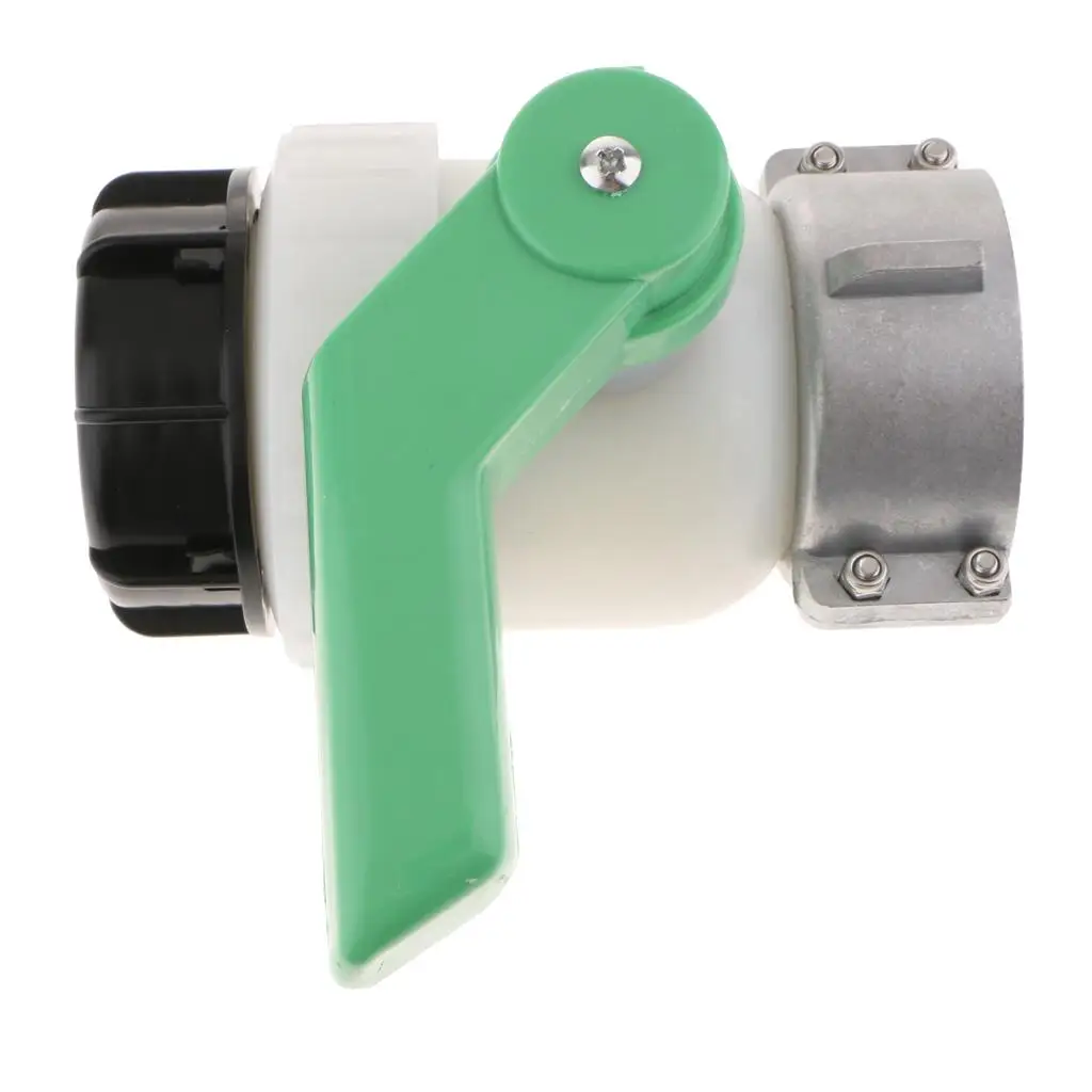 2-дюймовый 1000L IBC резервуар для воды винтовой шаровой клапан HDPE - BSP 50 мм до 62 мм/75