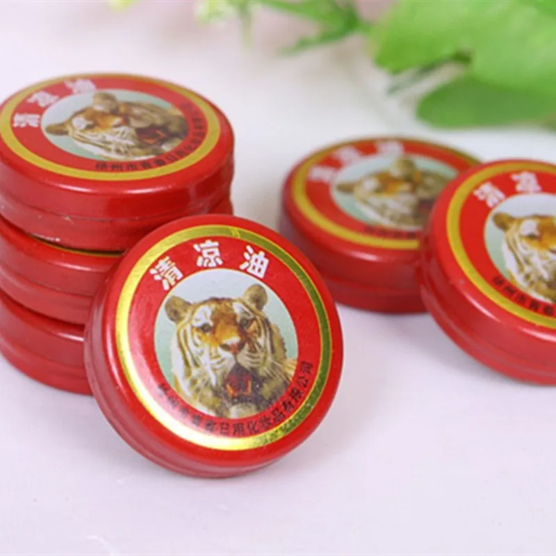 

10pcs Hot Sell Red Tiger Balm Anti-mosquito Anti-itch In Summer Ointment for Relief Dizziness Aches Cream Remove Bad Smell
