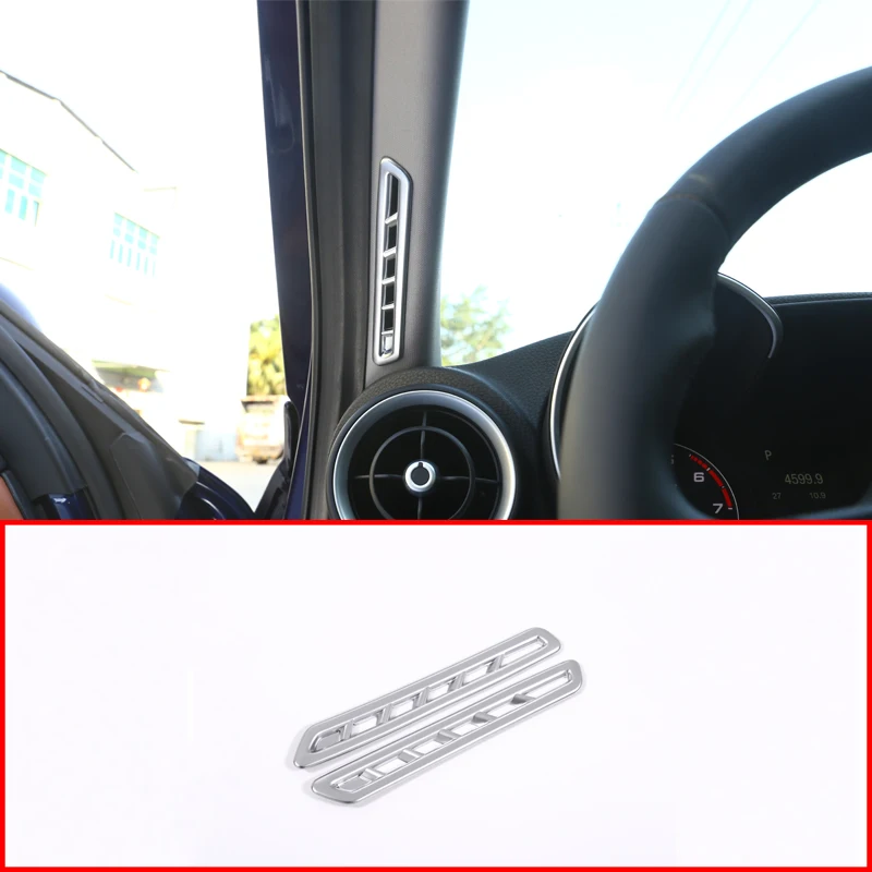 

2 шт., автомобильные аксессуары для Alfa Romeo Giulia 2017 2018