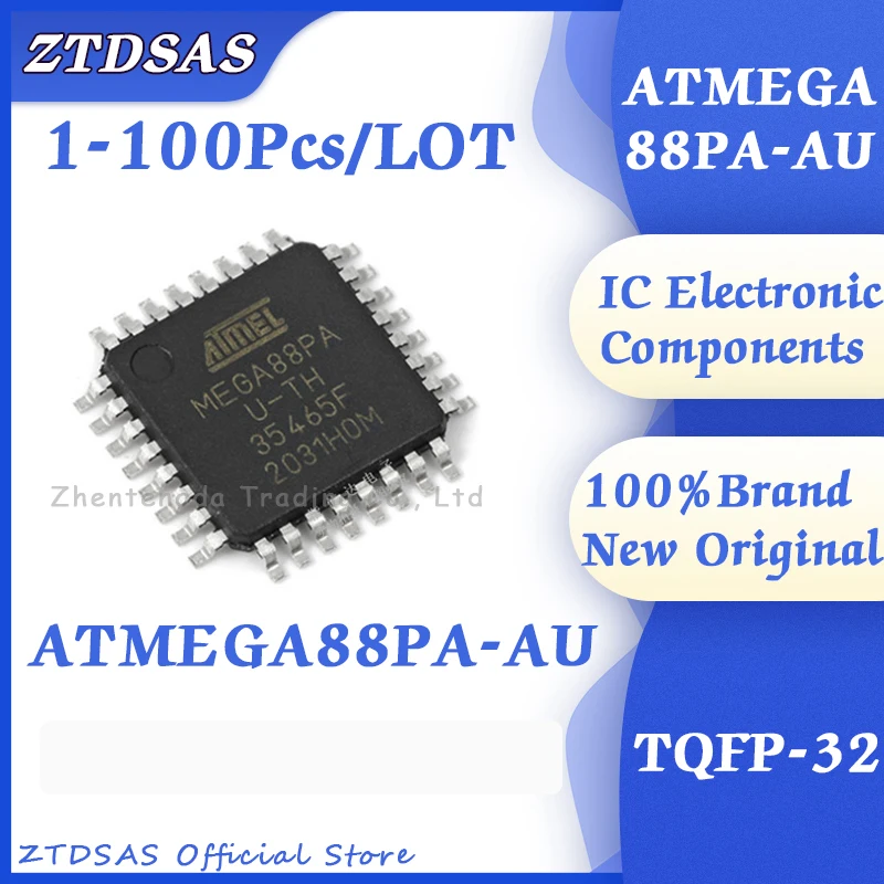 

ATM ATMEGA88 ATMEGA88PA-AU ATMEGA88PA ATMEGA IC MCU TQFP-32