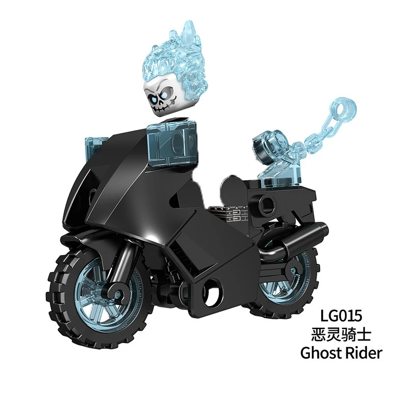 Конструктор игрушечный светящийся в стиле Диснея с мотоциклом Lg1002 |