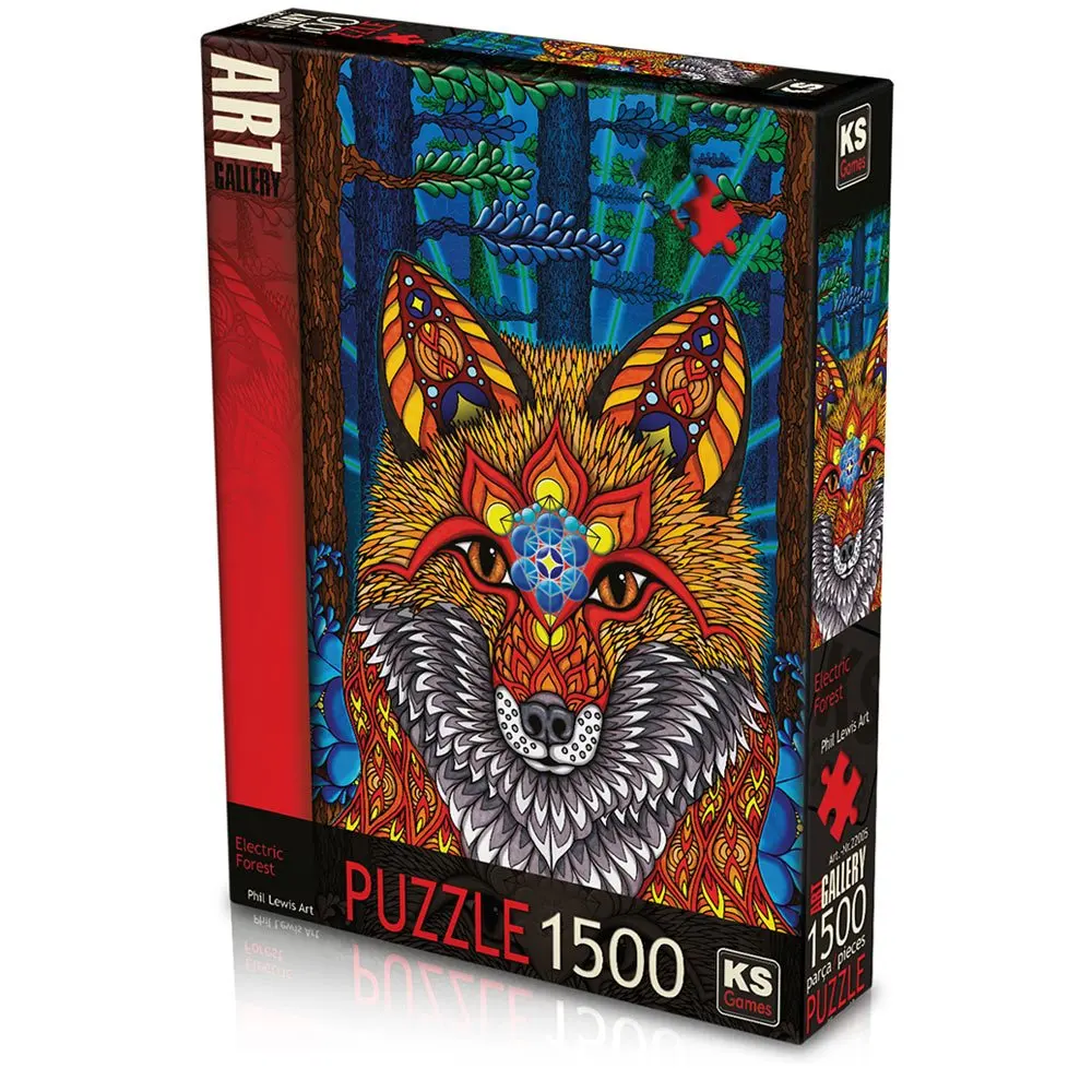 

Ks Games Electric Forst Phil Lewis Art 1500 Piece Jigsaw Puzzle-Adhesive Gift-Educational Toys-Puzzle-Jigsaw