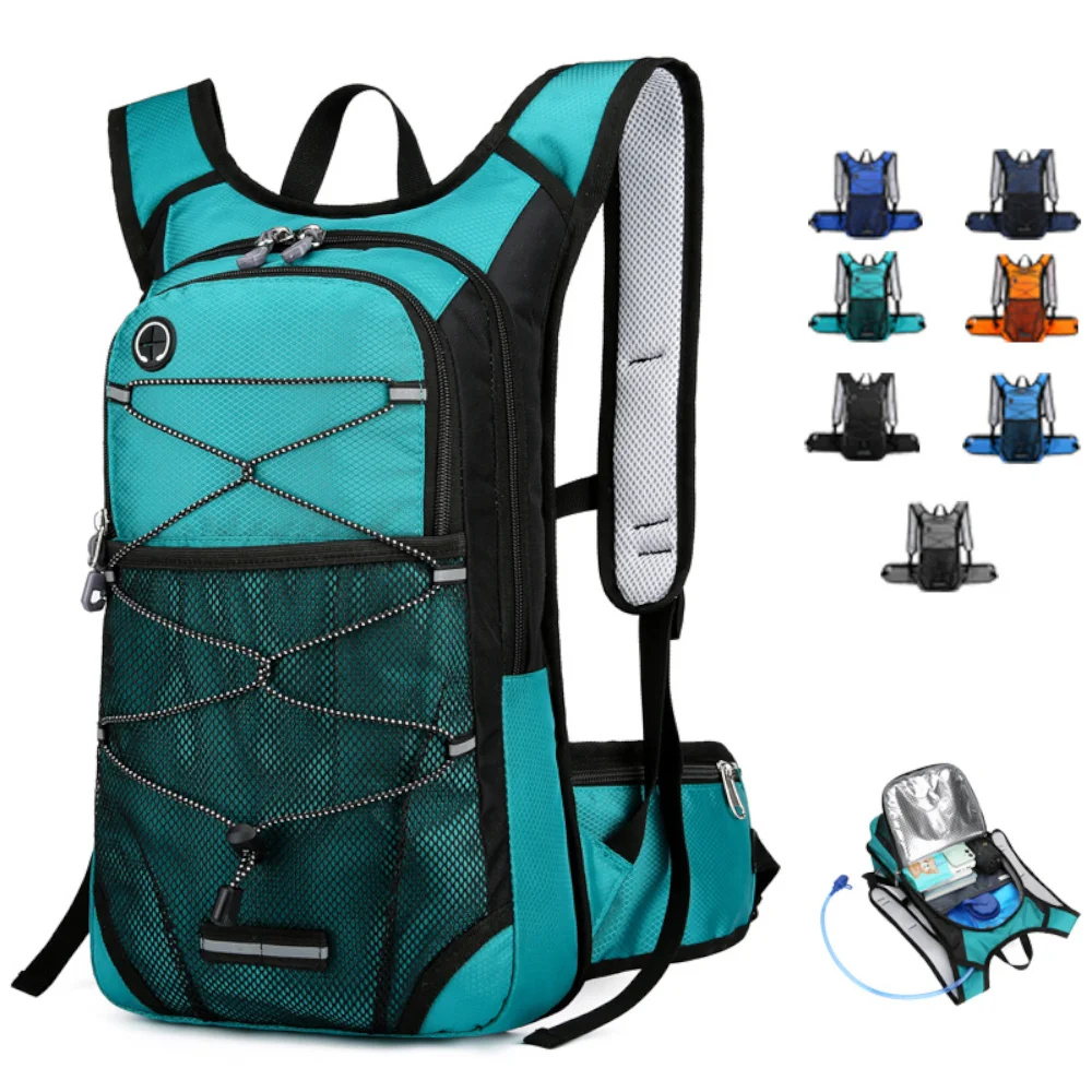 

New cycling bag men's outdoor hiking and off-road backpack with large capacity bicycle sports water bag backpack