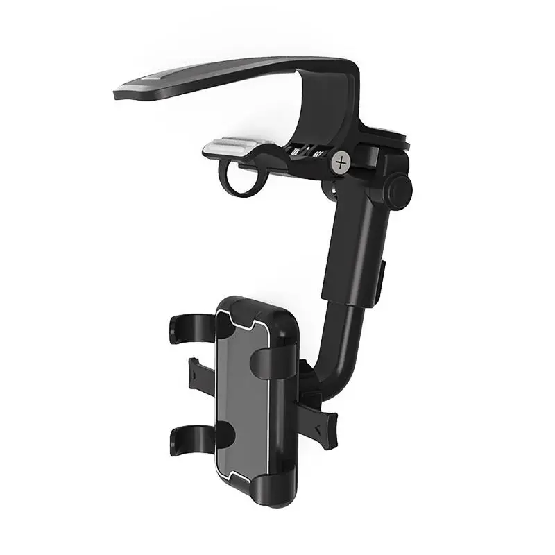 

Universal Car Phone Holder 360 Rotation Car Phone Mount Cradle With Adjustable Arm & Angle For Dashboard/Sun Visor/Air