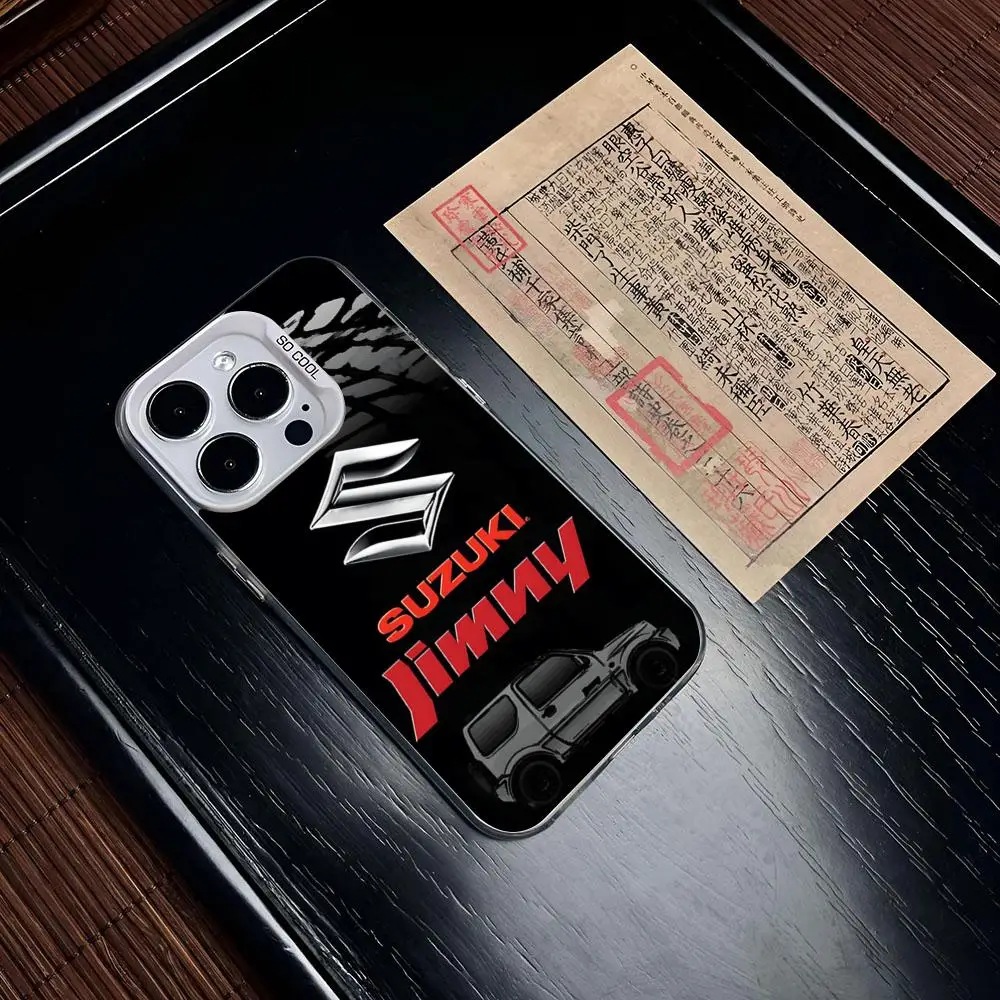 Чехол для телефона с логотипом двигателя SUZUKIes черный и белый классный чехол IPhone 16