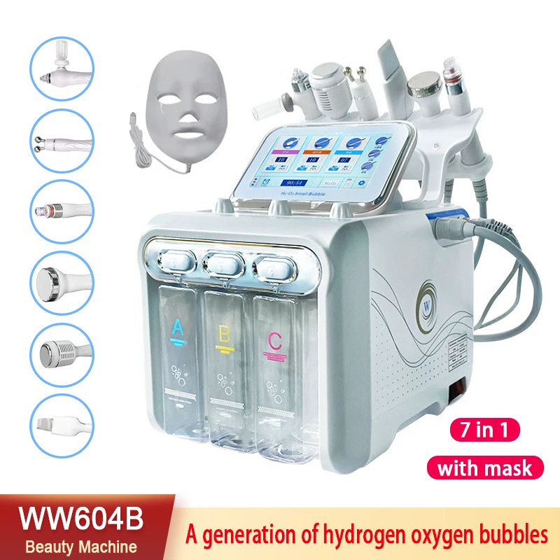 

Small Bubble Beauty Instrument Water Oxygen Jet Peel Hydra 7 In 1 H2O2 Beauty skin Cleansing Hydra Dermabrasion Facial Machine