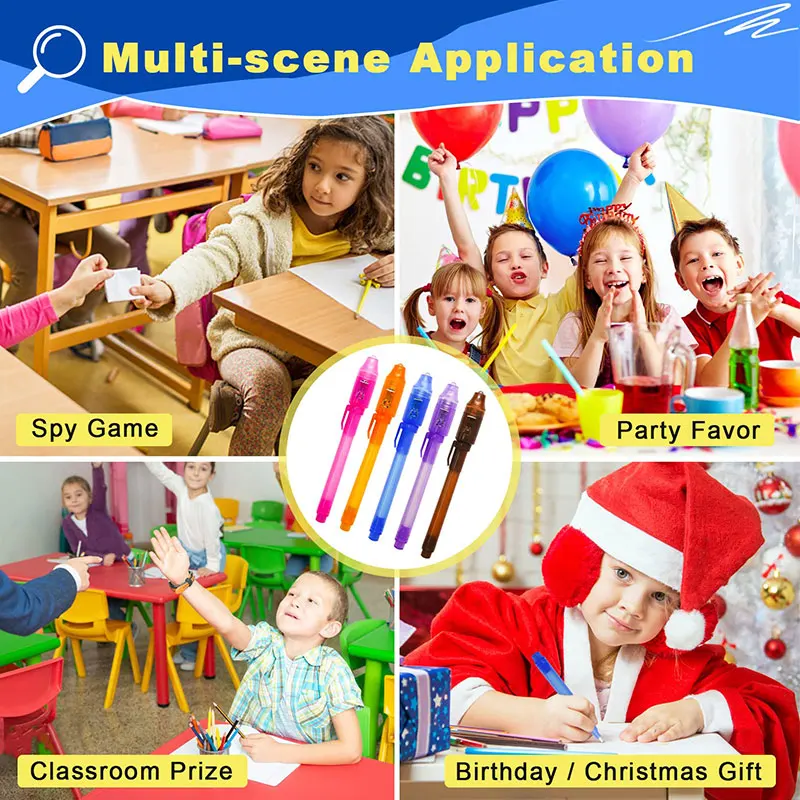 Невидимые чернильные ручки 28 шт. маркеры детские для секретных сообщений