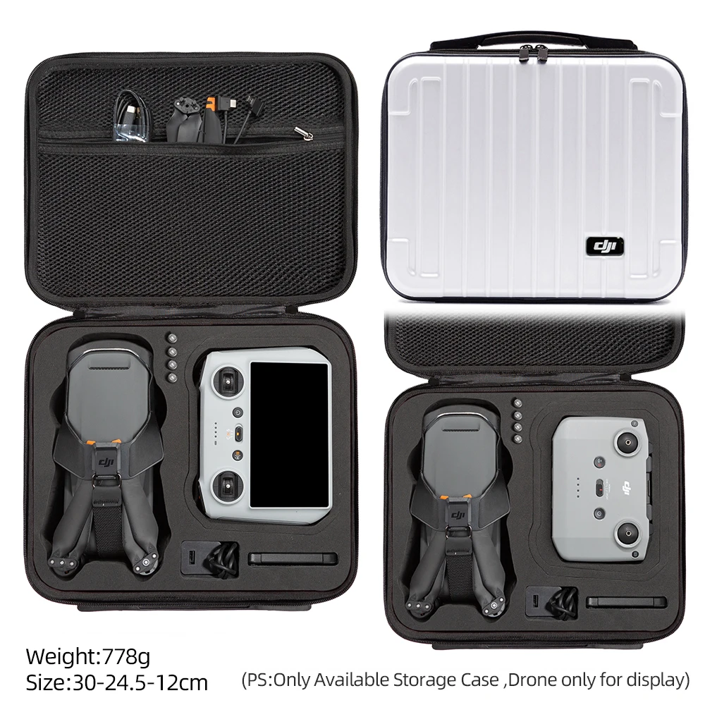 

Drone Boxs For RC-N1/RC/RC Pro Hard Box Suitcase Portable Storage Hard Case For DJI Mavic 3 Classic Storage Box Accessories