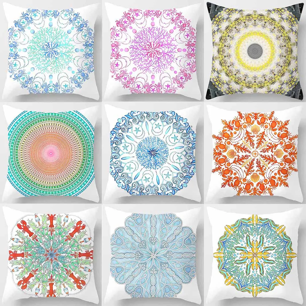 

Mandala Series Design Pillowcase Home Office Decoration Square Pillowcase (45cm*45cm)