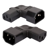 iec 320 c14 3 pin male to c13 female pdu psu ups power extension adapter receptacle for lcd led tv wall mount