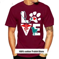 camiseta de medicina veterinaria para hombre camisa con letras bonitas de regalo uniforme de fitness gris 100 algod%c3%b3n
