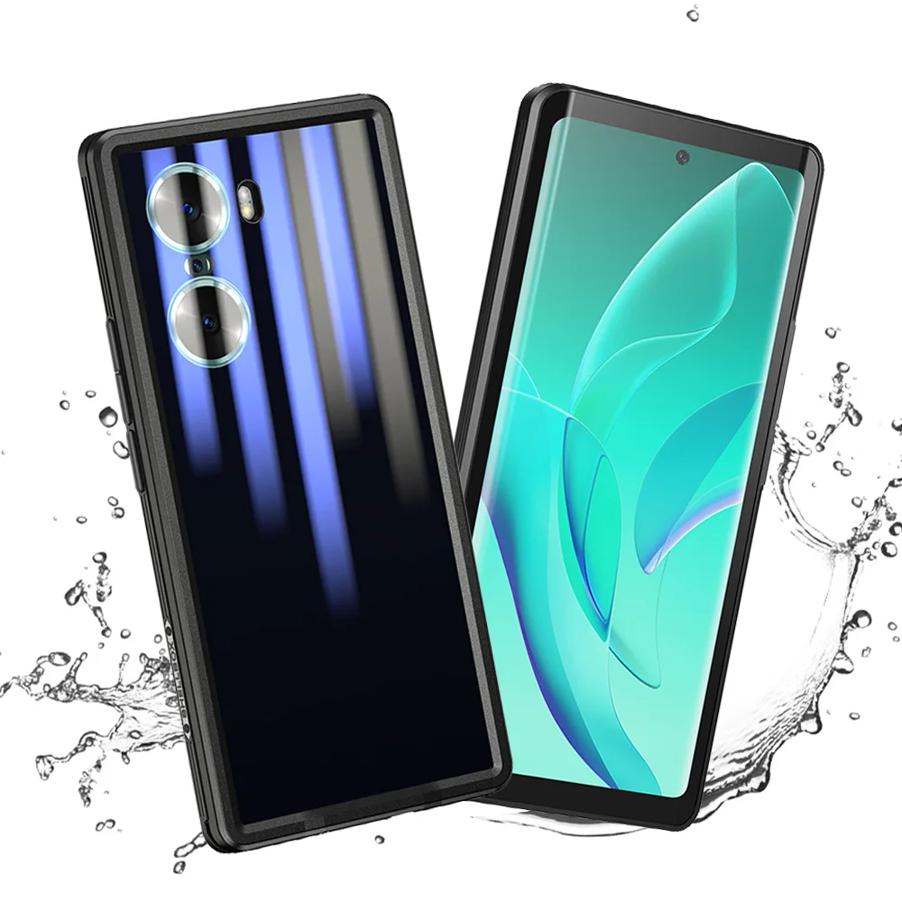 

IP68 Waterproof Case for Honor 60 Pro 5G Hard Cover Explosion-proof Glass Seal 360 Protect Water Proof Phone Shell Honor60 Funda