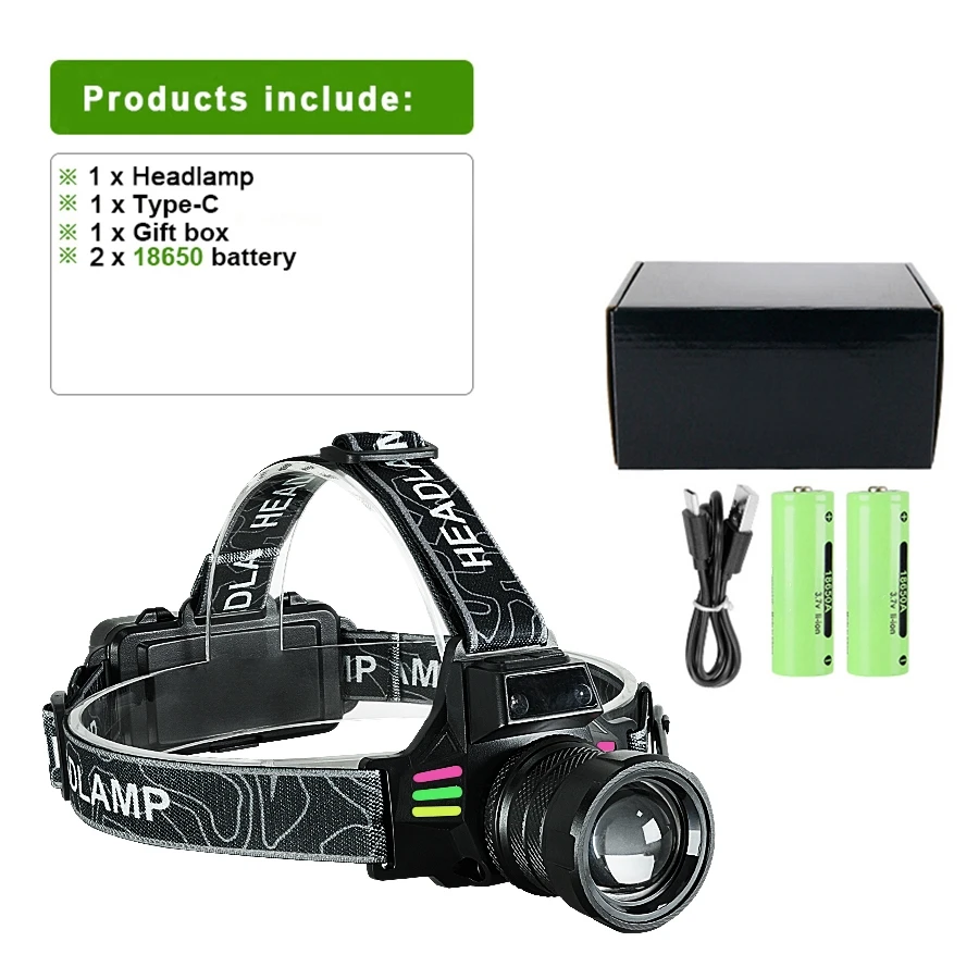 

SUMTUO Налобный фонарь с желтым светом