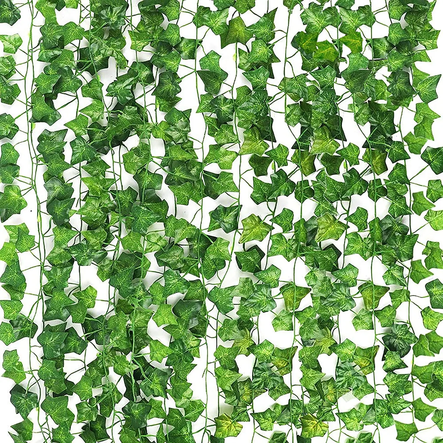 6.5FT Fake Ivy Leaves Artificial Ivy Garland Greenery Garlands Hanging Plant Vine for Wedding Wall Party Room Aircondition Decor