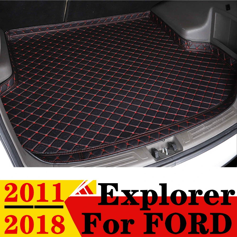 

Car Trunk Mat For Ford Explorer 2011-18 All Weather XPE High Side Rear Cargo Cover Carpet Liner Tail Auto Parts Boot Luggage Pad