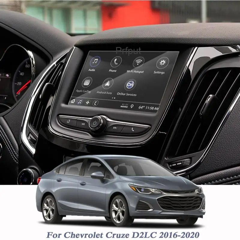 

Защитная пленка из закаленного стекла для Chevrolet Cruze D2LC 2016-2020, автомобильный Стайлинг, GPS-навигация, пленка для экрана, пленка для дисплея