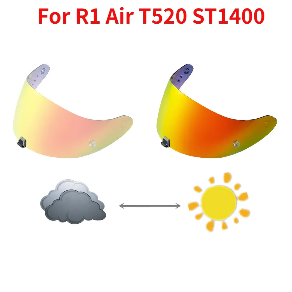 Мотоциклетный фотохромный шлем защитные козырьки для шлема R1 Air T520 ST1400