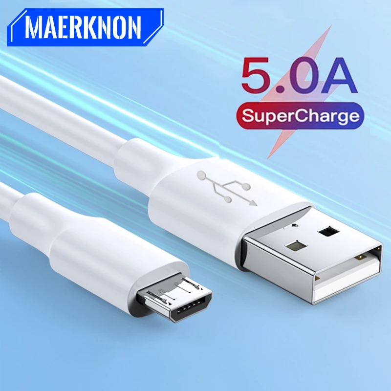 Кабель Micro USB 0,3 м 1 м 2 м для синхронизации данных и быстрой зарядки