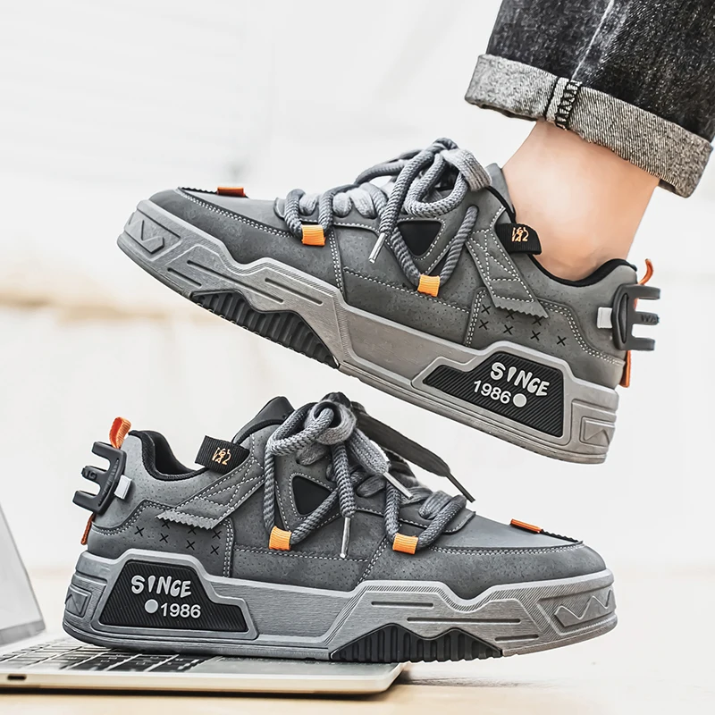 кроссовки мужские 2024 осень-зима низкие Повседневные Дышащие Трендовые туфли для