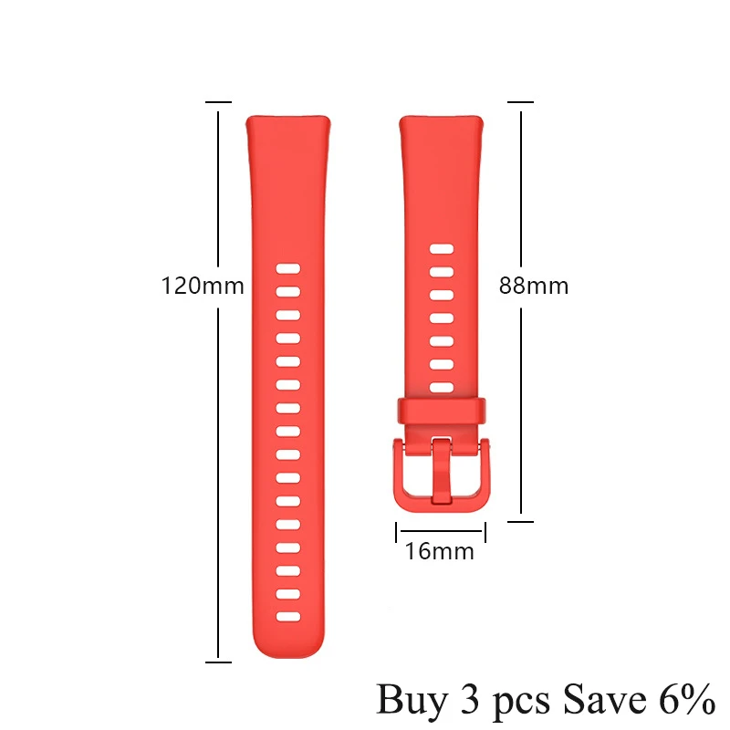 Silicone Strap for Huawei Band 8 Sport Smart Watch Strap Soft TPU Wristband Watchband for Huawei Band8 Bracelet Replace Strap