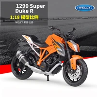 118 1290 super duke r die cast vehicles motorcycle model toys collectible hobbies boy gifts