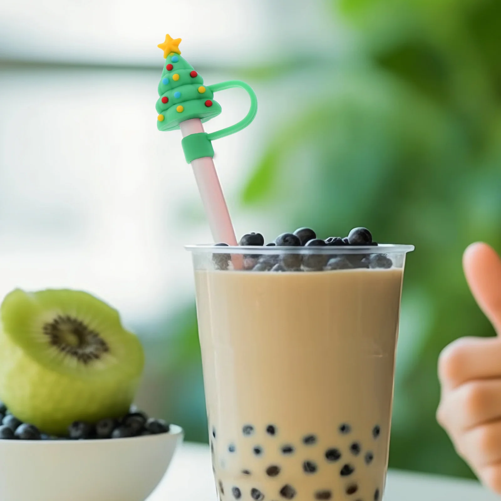 Соломенный топпер рождественский пылезащитный колпачок многоразовый чехол для