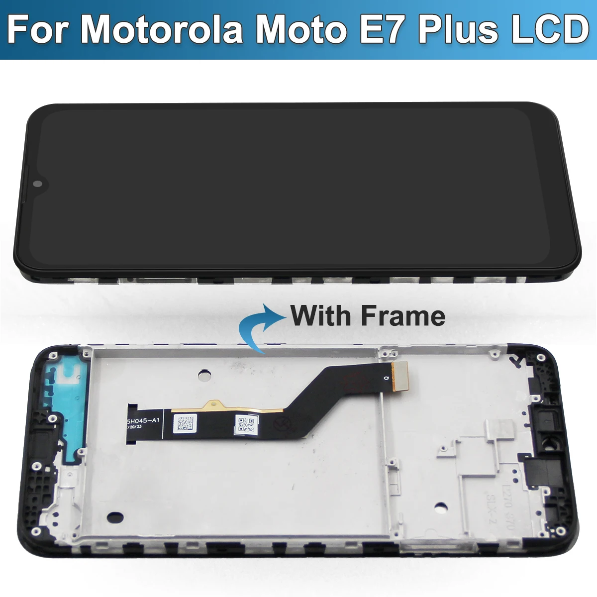 Для Motorola Moto E7 plus XT2081-1 XT2081-2 ЖК-дисплей с цифровым преобразователем сенсорного