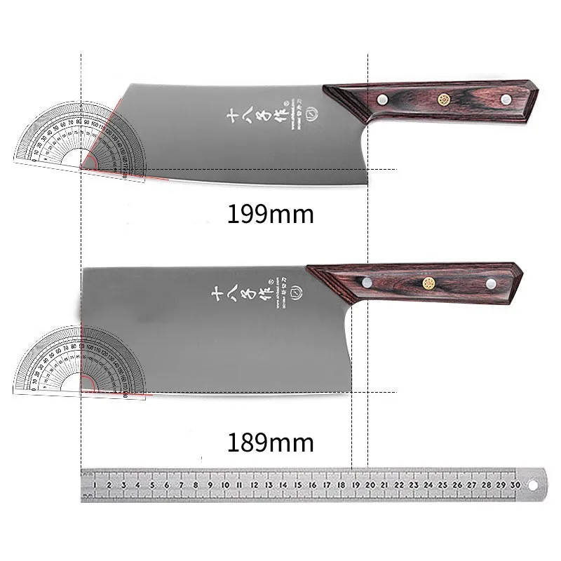 SHIBAZI профессиональный китайский нож из нержавеющей стали ножи мясника для
