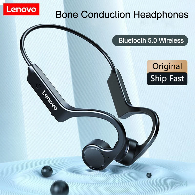 

Новые наушники Lenovo X4 с костной проводимостью, беспроводная гарнитура Bluetooth 5,0, TWS наушники-вкладыши, водонепроницаемые Влагозащищенные спор...