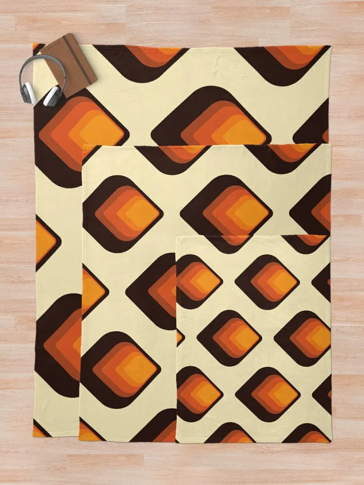 Современное оранжево-коричневое одеяло среднего века одеяла и для кровати