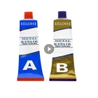 Супер-клей A + B, литой клей, агент для промышленного ремонта, чугунный металлический чугунный трахома, клейкий сварочный клей для ремонта зубов