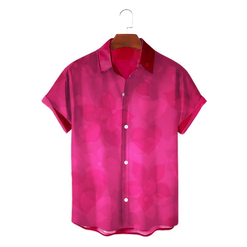 

Гавайская рубашка с цветочным принтом, пляжный топ с коротким рукавом, модная Свободная Повседневная рубашка в стиле ретро для отпуска, лет...