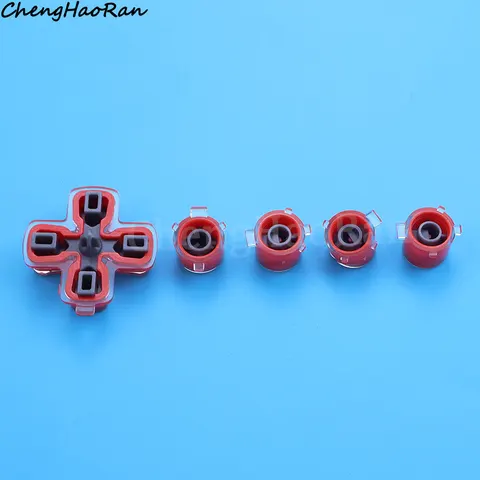 1 комплект пластиковых желейных кнопок ABXY и D-pad, триггерные кнопки для ремонта игрового контроллера PS5, сменные аксессуары