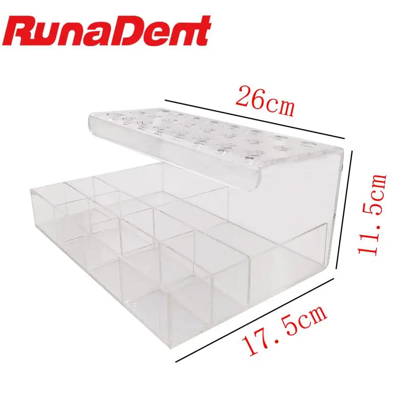 

Dental resin placement frame Adhesive storage and finishing box frame Acrylic material