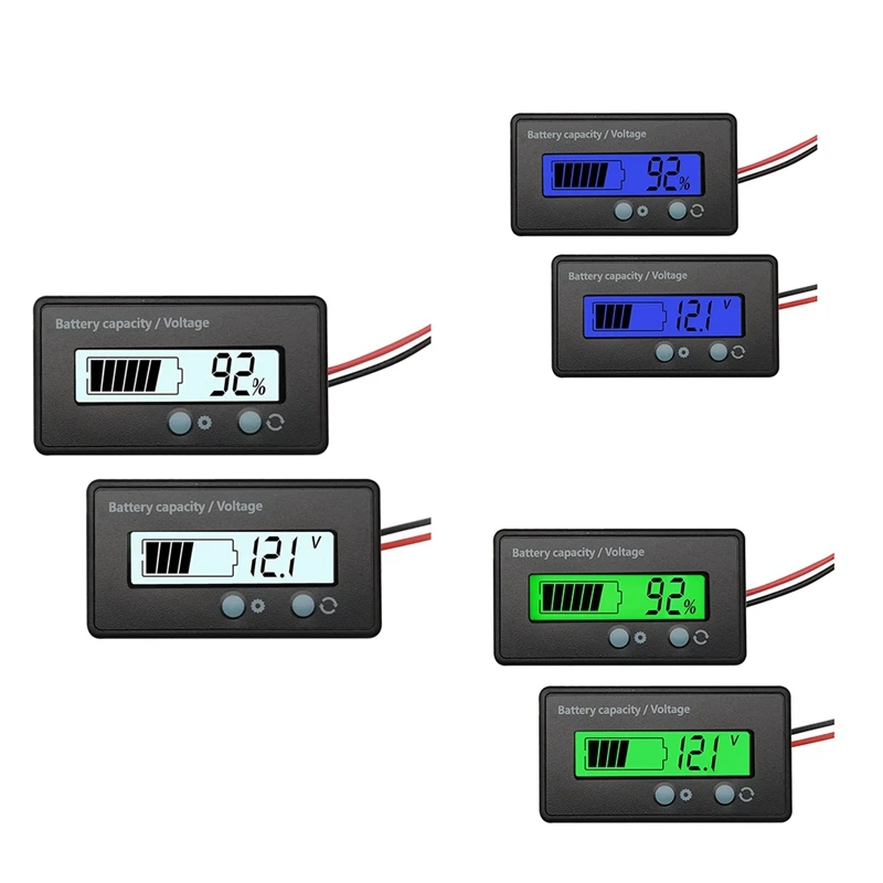 

Фонарь напряжения 24 В, 36 В, 48 В, 60 в, 72 в, 84 в для гольфа, индикатор питания, индикаторы уровня кислоты и литий-ионных батарей